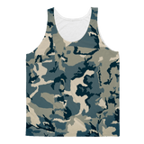 211INC Mens Green Camo Sublimation Adult Tank Top - 211 INC