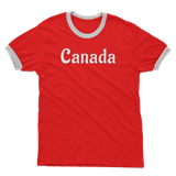 211INC Men's Canada Red Ringer T-shirt