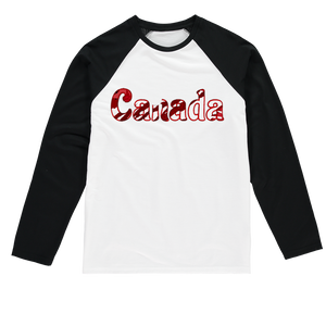 211INC Mens Canada Baseball Long Sleeve T-Shirt