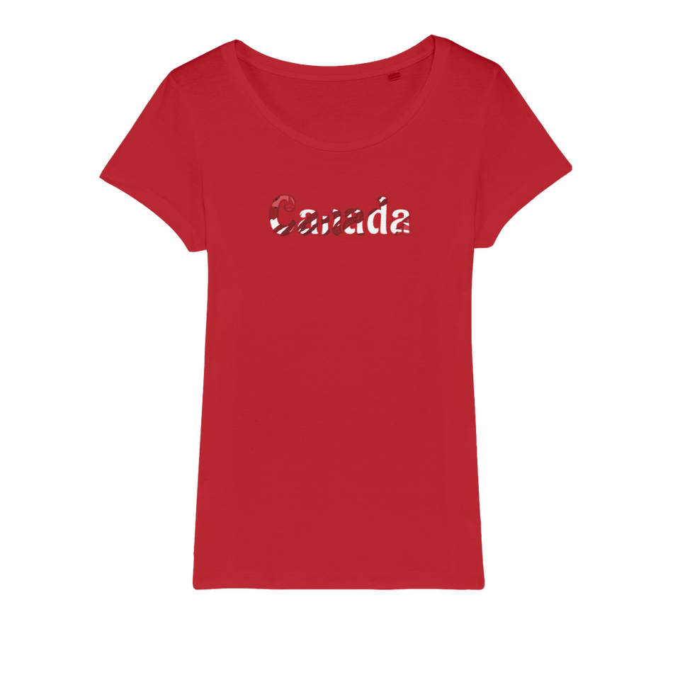 211INC Womens White lettered Organic Jersey T-Shirt