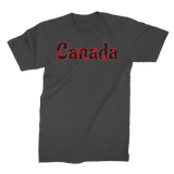 211INC Men's Red Leaf Lettering Premium Jersey Men's T-Shirt