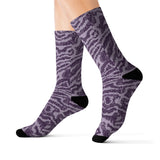 211INC Purple Peace Sublimation Socks