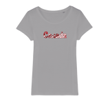 211INC Womens White lettered Organic Jersey T-Shirt