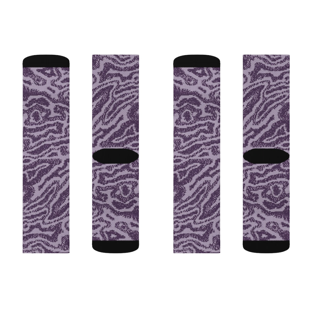 211INC Purple Peace Sublimation Socks