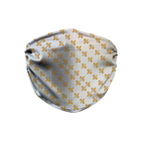 211INC Gold Fleur Face Mask