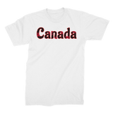 211INC Men's Red Leaf Lettering Premium Jersey Men's T-Shirt