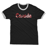 211INC Mens Windowed Canada Ringer T-Shirt
