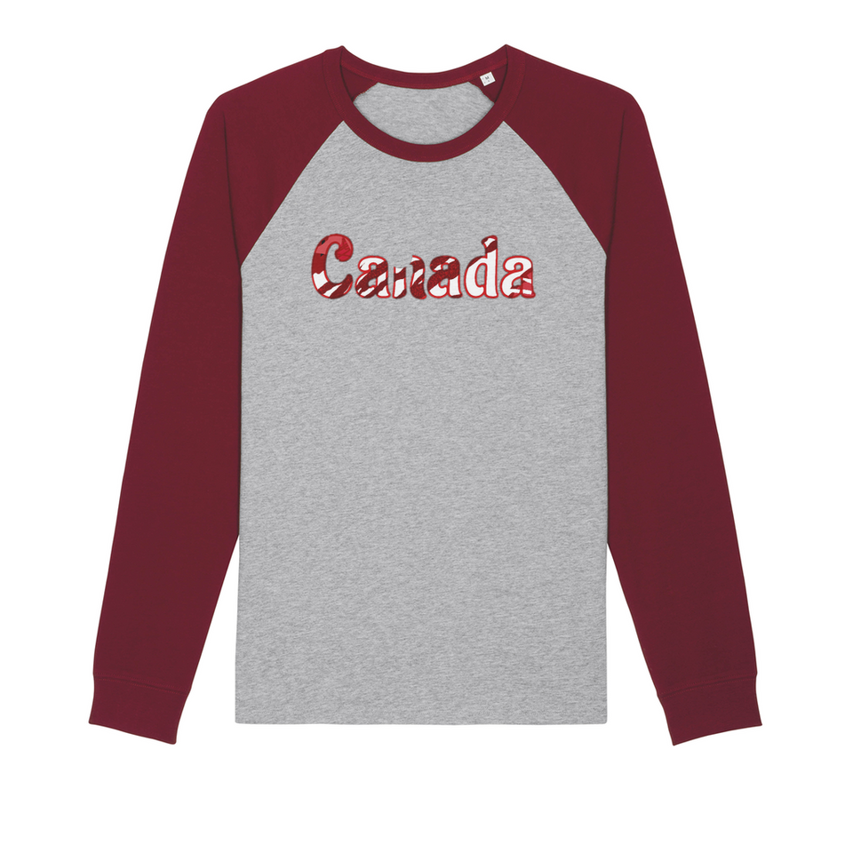 211INC Mens Canada Raglan Long Sleeve Shirt