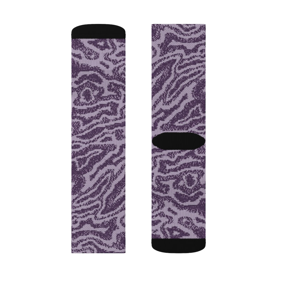 211INC Purple Peace Sublimation Socks