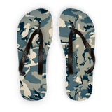 211INC Green Camouflage Adult Flip Flops - 211 INC