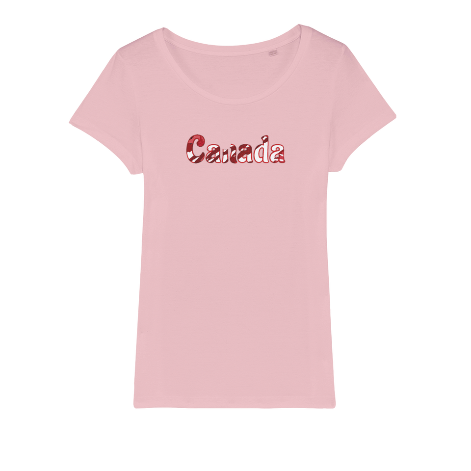211INC Womens White lettered Organic Jersey T-Shirt