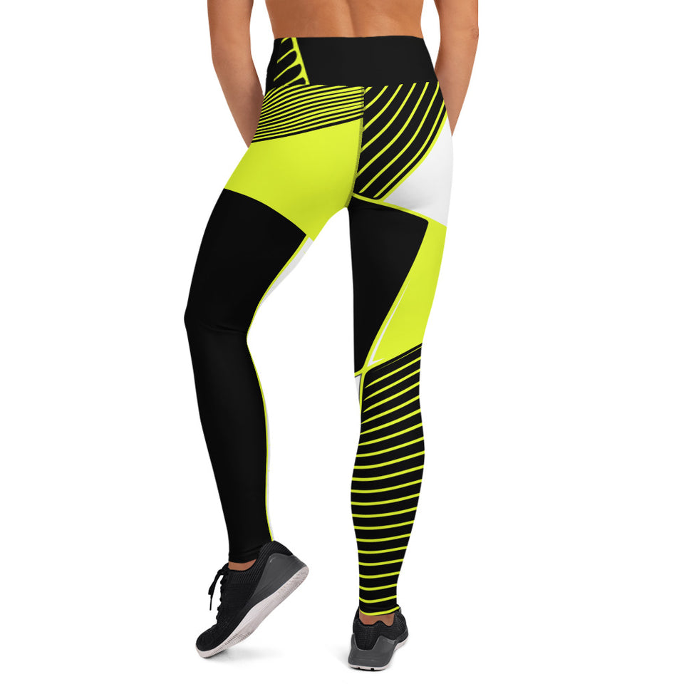 211INC Womens Lime Two the Max Yoga Leggings