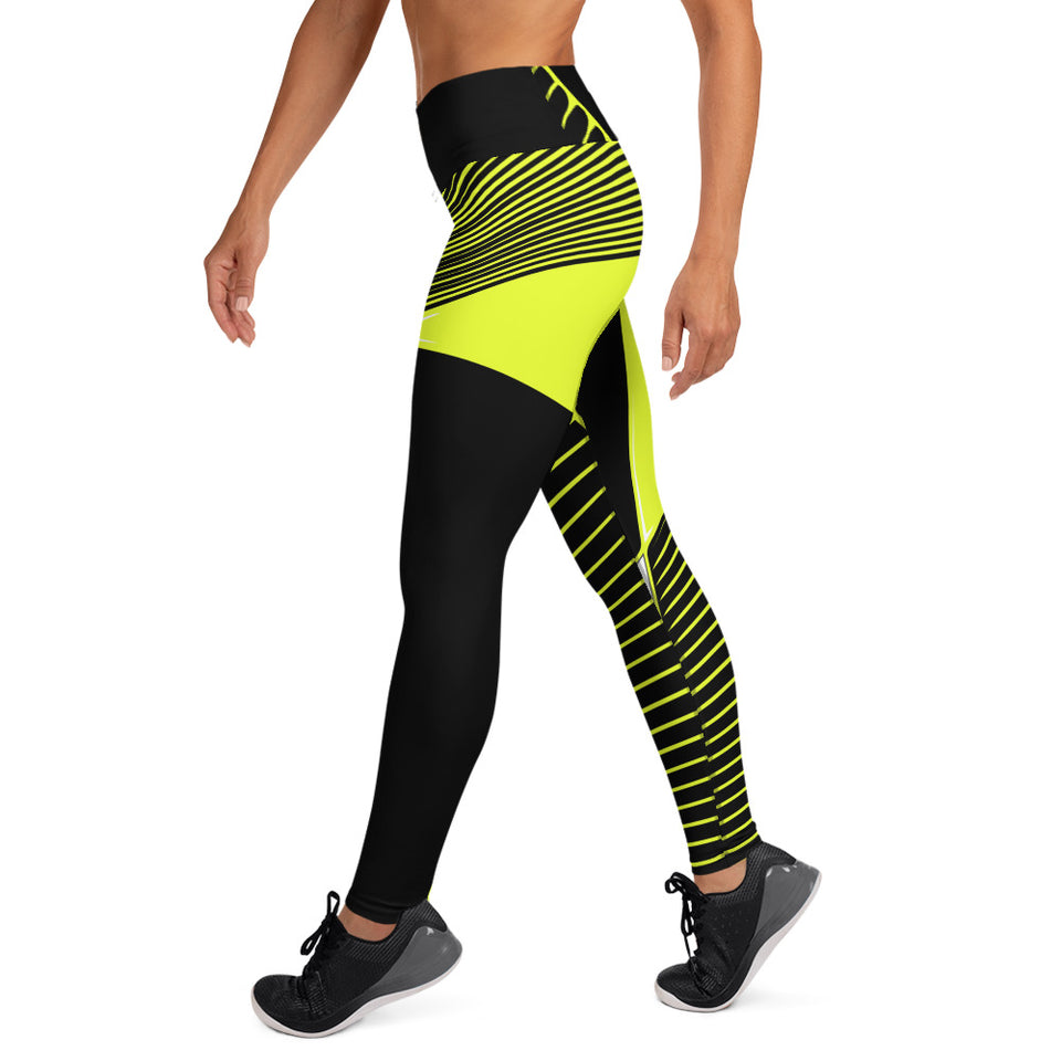 211INC Womens Lime Two the Max Yoga Leggings