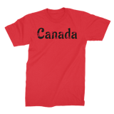 211INC Men's Red Leaf Lettering Premium Jersey Men's T-Shirt