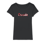 211INC Womens White lettered Organic Jersey T-Shirt