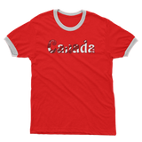211INC Mens Windowed Canada Ringer T-Shirt