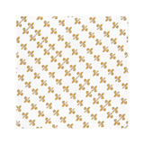 211INC Gold Fleur White Bandana