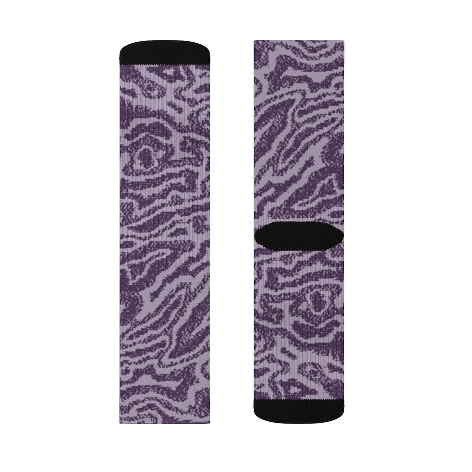 211INC Purple Peace Sublimation Socks