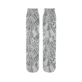 211INC Grey Wordsworth Printed Tube Sock - 211 INC