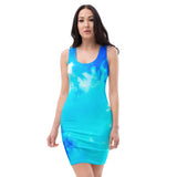 211INC Womens Charlotte Tie Dye Cut & Sew Dress