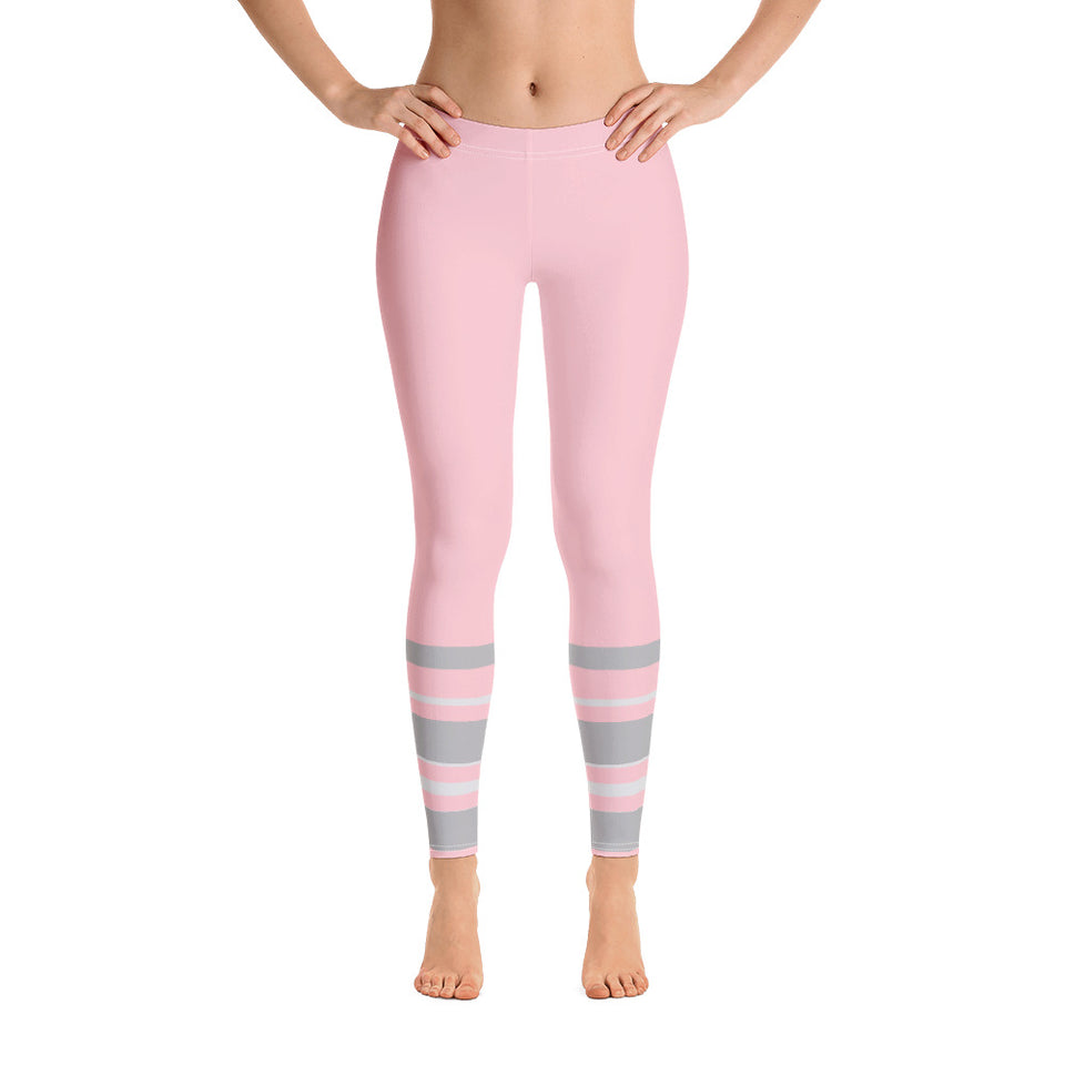 211INC Womens Pink Cotton Leggings