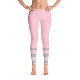 211INC Womens Pink Cotton Leggings