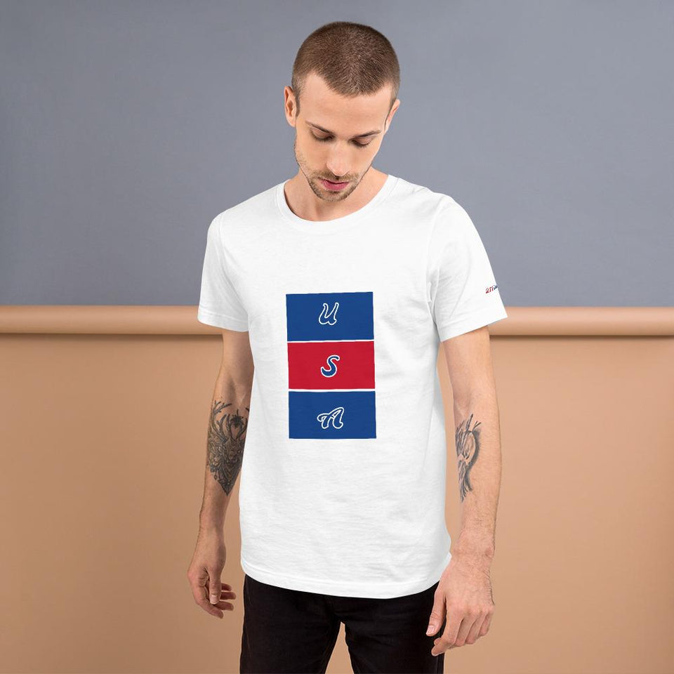 211INC Mens USA Short Sleeve T-Shirt - 211 INC