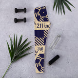 211INC Womens Blue/Tan All Over Print Leggings - 211 INC