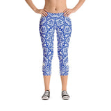 211INC Womens Blue China Capri Leggings - 211 INC