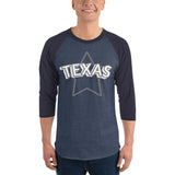 211INC Mens Lone Star 3/4 sleeve raglan shirt - 211 INC