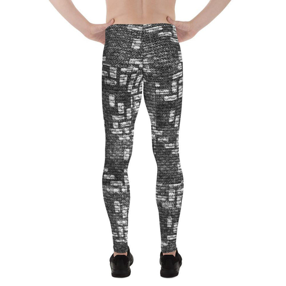 211INC Men's Black Labyrinth Leggings - 211 INC