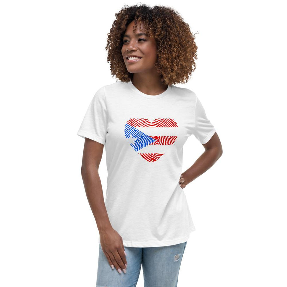 211INC Women's Heart of PR T-Shirt - 211 INC