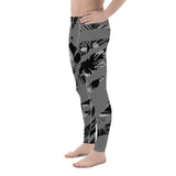 211INC Men's Grey Striped Rain Forest Leggings - 211 INC