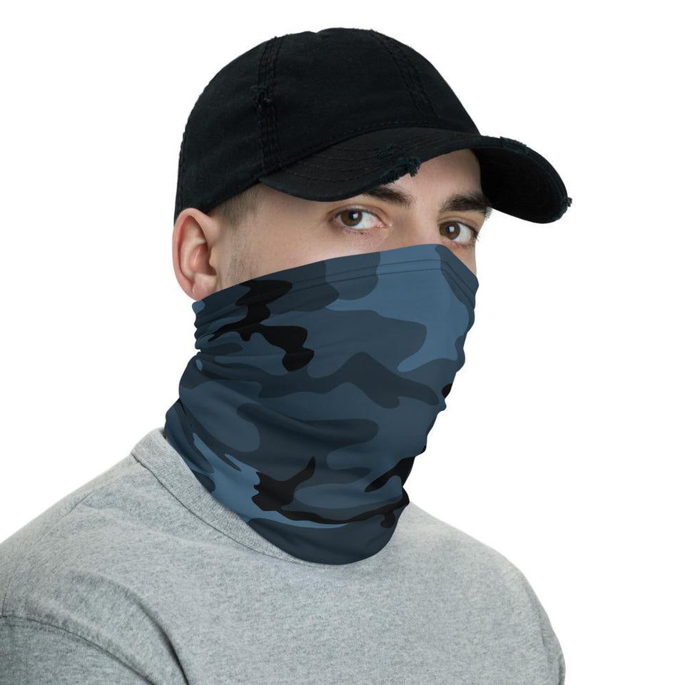Blue Camouflage Neck Gaiter - 211 INC