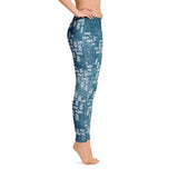 211INC Womens Teal Labyrinth Leggings