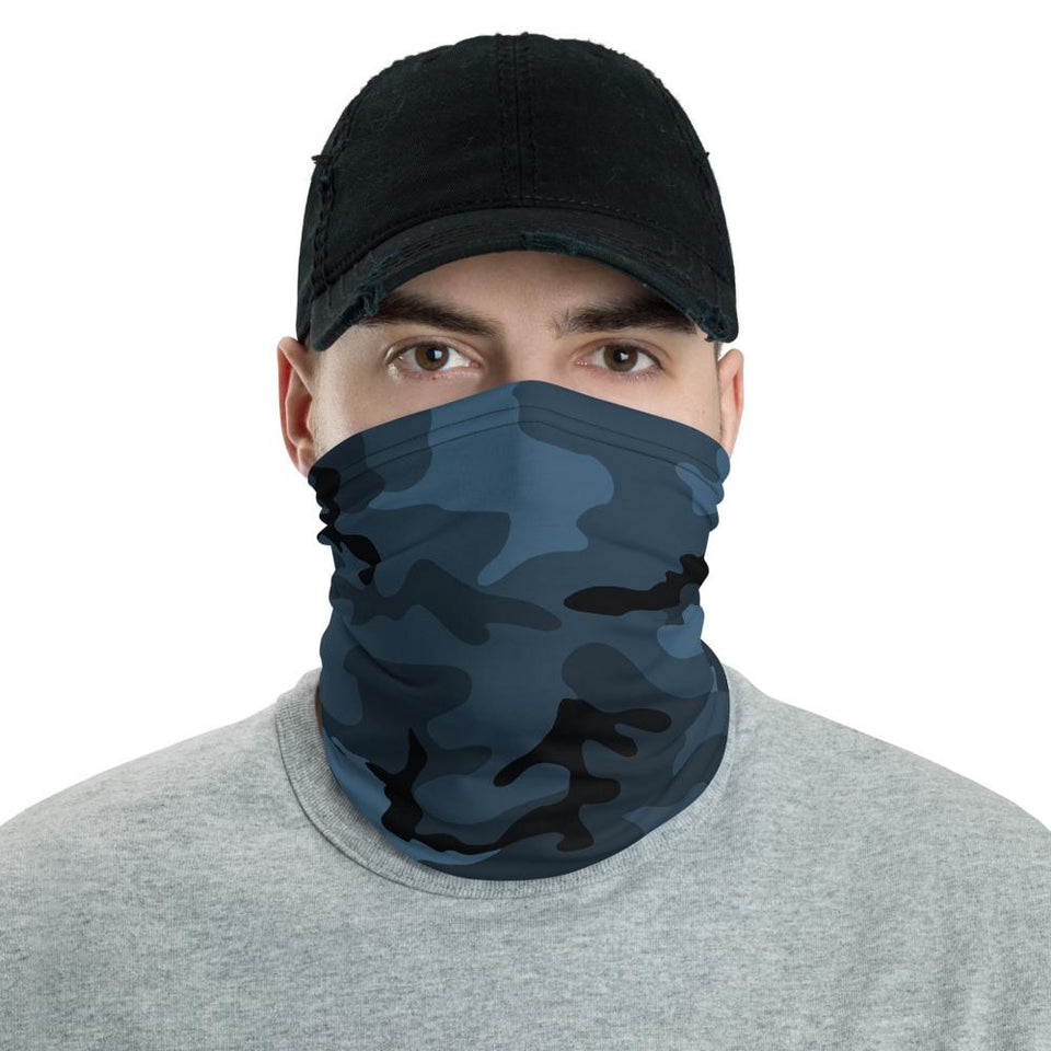Blue Camouflage Neck Gaiter - 211 INC