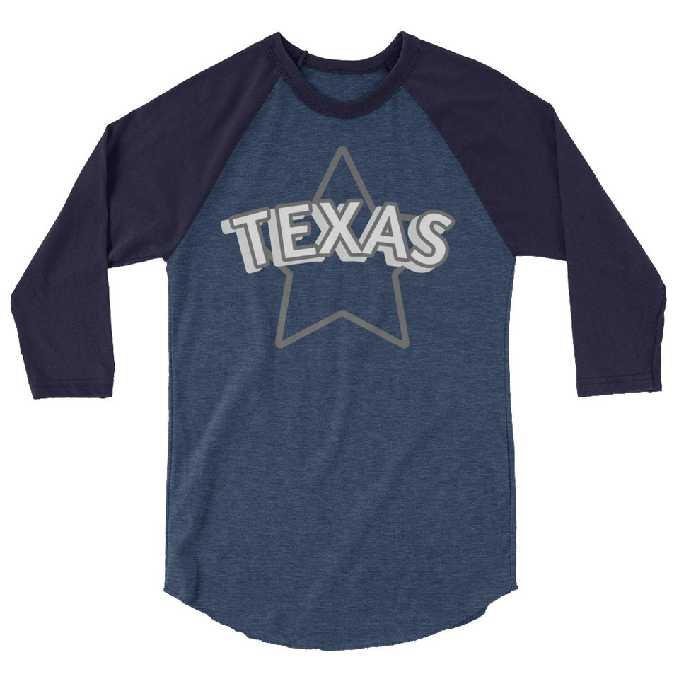 211INC Mens Lone Star 3/4 sleeve raglan shirt - 211 INC