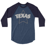 211INC Mens Lone Star 3/4 sleeve raglan shirt - 211 INC