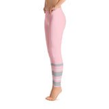 211INC Womens Pink Cotton Leggings