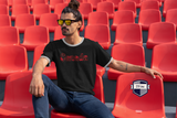 211INC Men's Red Leaf Letter Ringer T-Shirt