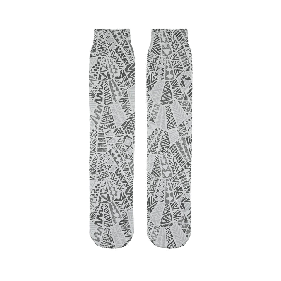 211INC Grey Wordsworth Printed Tube Sock - 211 INC