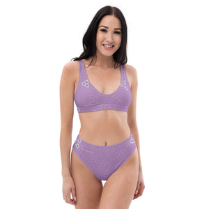 211INC Women's Purple Passion High-Waisted Bikini