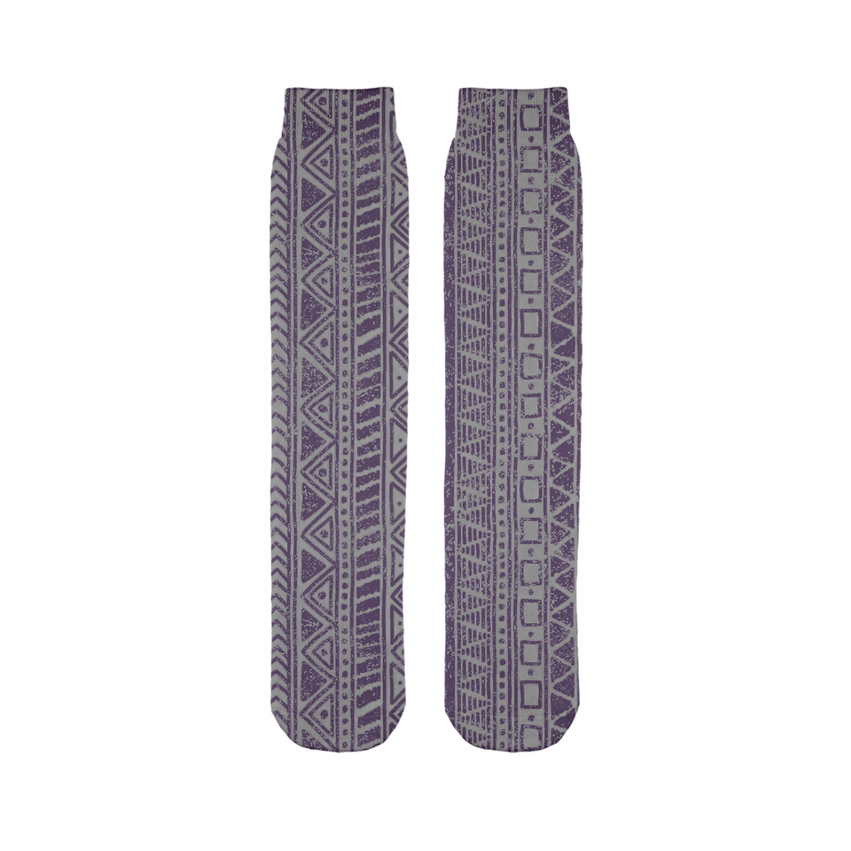211INC Purple Roads Printed Tube Sock - 211 INC