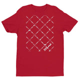 211INC Mens Red Fence short sleeve T-shirt - 211 INC
